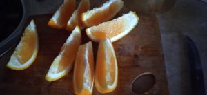 Апельсин дольки
